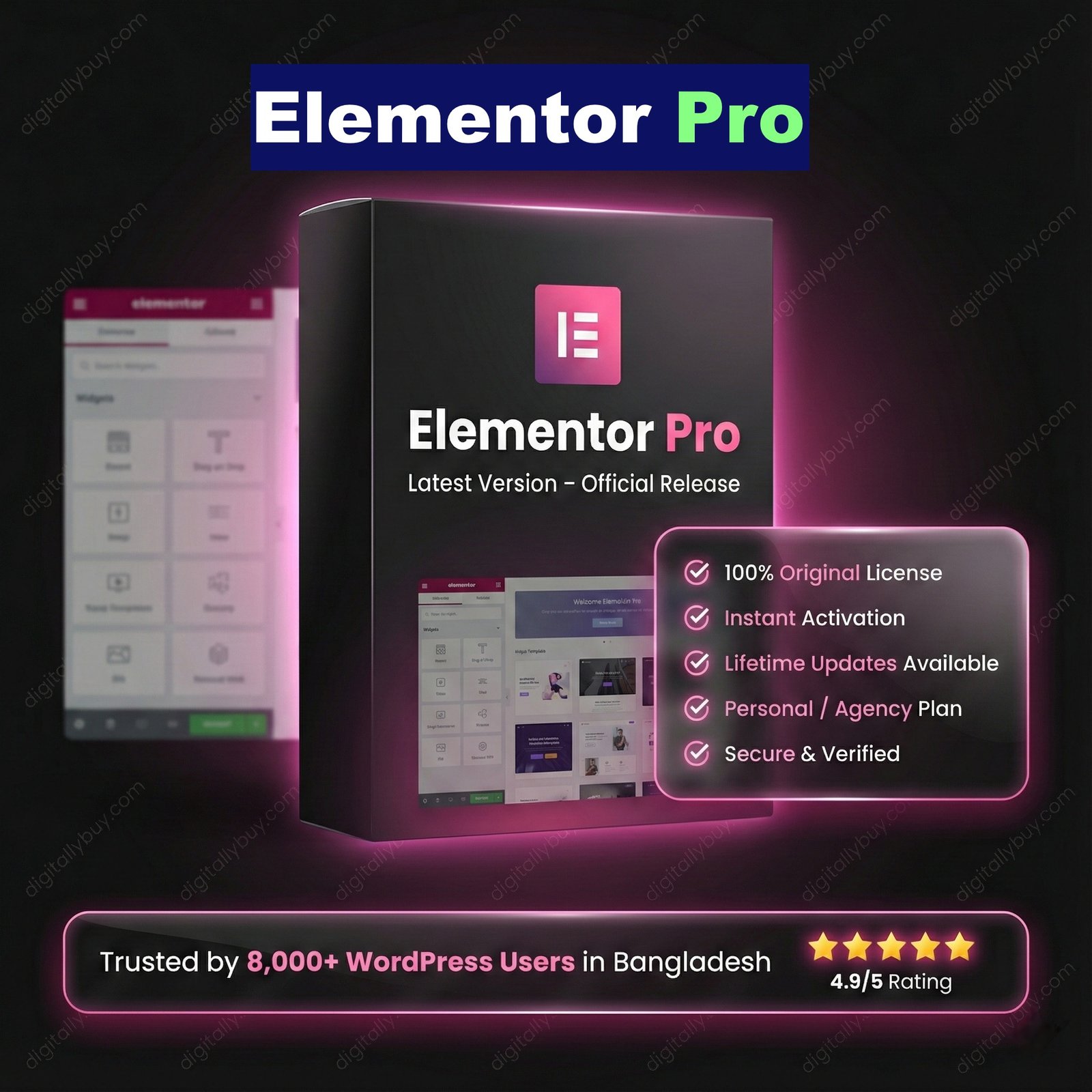 Elementor Pro Plugin Buy In BD – Update Version Elementor Pro Plugin Buy In BD – Update Version