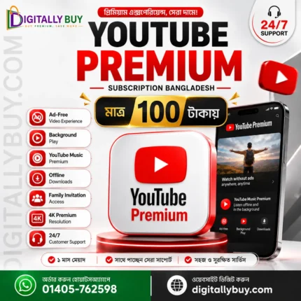 YouTube Premium Price in Bangladesh – Family & Individual Plan